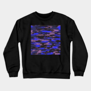 Camouflage Blue Crewneck Sweatshirt